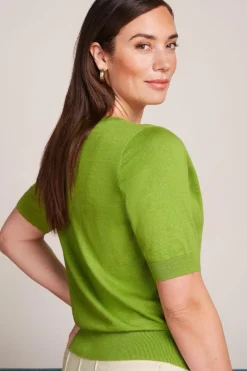 Agnes V Top Cocoon Dark Citron - King Louie