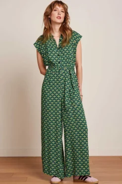 Amy Jumpsuit Toulouse Dobby Black - King Louie
