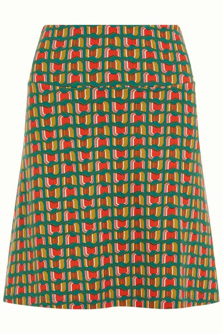 Border Skirt Rondine Panderosa Green - King Louie