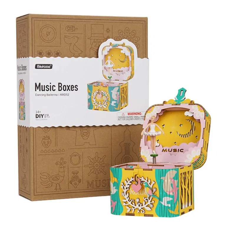 Bouwpakket 3D Houten Puzzel | Dancing Ballerina