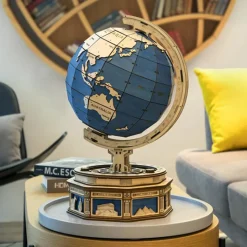 Bouwpakket 3D Houten Puzzel | Globe Earth Model