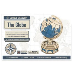 Bouwpakket 3D Houten Puzzel | Globe Earth Model