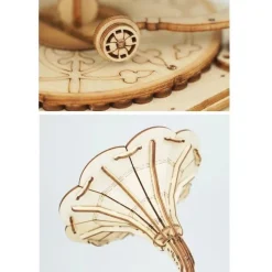 Bouwpakket 3D Houten Puzzel | Gramaphone