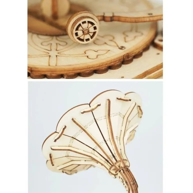 Bouwpakket 3D Houten Puzzel | Gramaphone