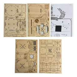 Bouwpakket 3D Houten Puzzel | Gramaphone