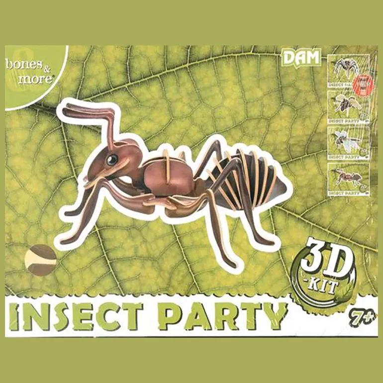 Bouwpakket 3D Houten Puzzel | Insect Party Mier