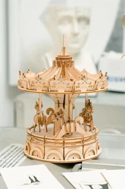 Bouwpakket 3D Houten Puzzel | Merry-Go-Round