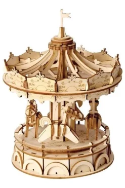 Bouwpakket 3D Houten Puzzel | Merry-Go-Round