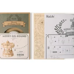 Bouwpakket 3D Houten Puzzel | Merry-Go-Round