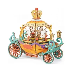 Bouwpakket 3D Houten Puzzel Music Box | Pumpkin Carriage
