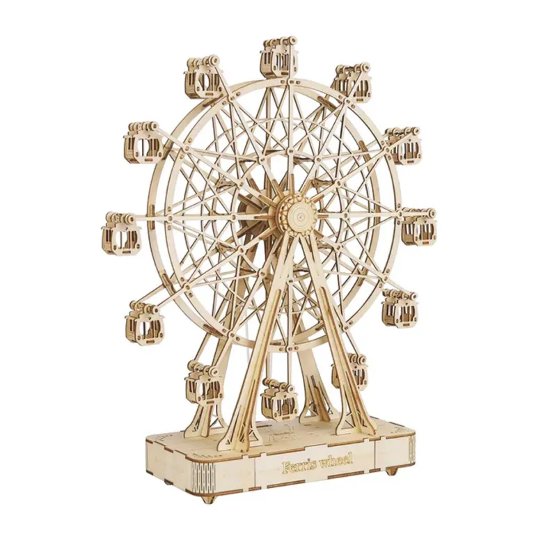 Bouwpakket 3D Houten Puzzel Music Box | Ferris Wheel