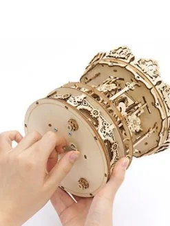 Bouwpakket 3D Houten Puzzel Music Box | Romantic Carousel