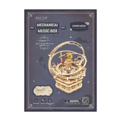 Bouwpakket Mechanical Music Box | Starry Night Planets