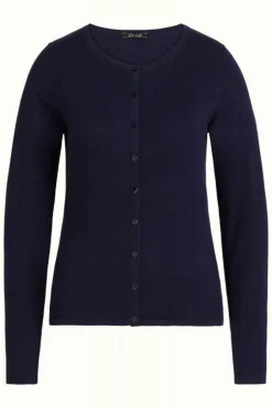 Cardi Roundneck Cocoon Blue - King Louie