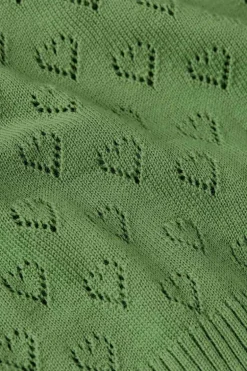Cardi V Heart Ajour Jade Green - King Louie