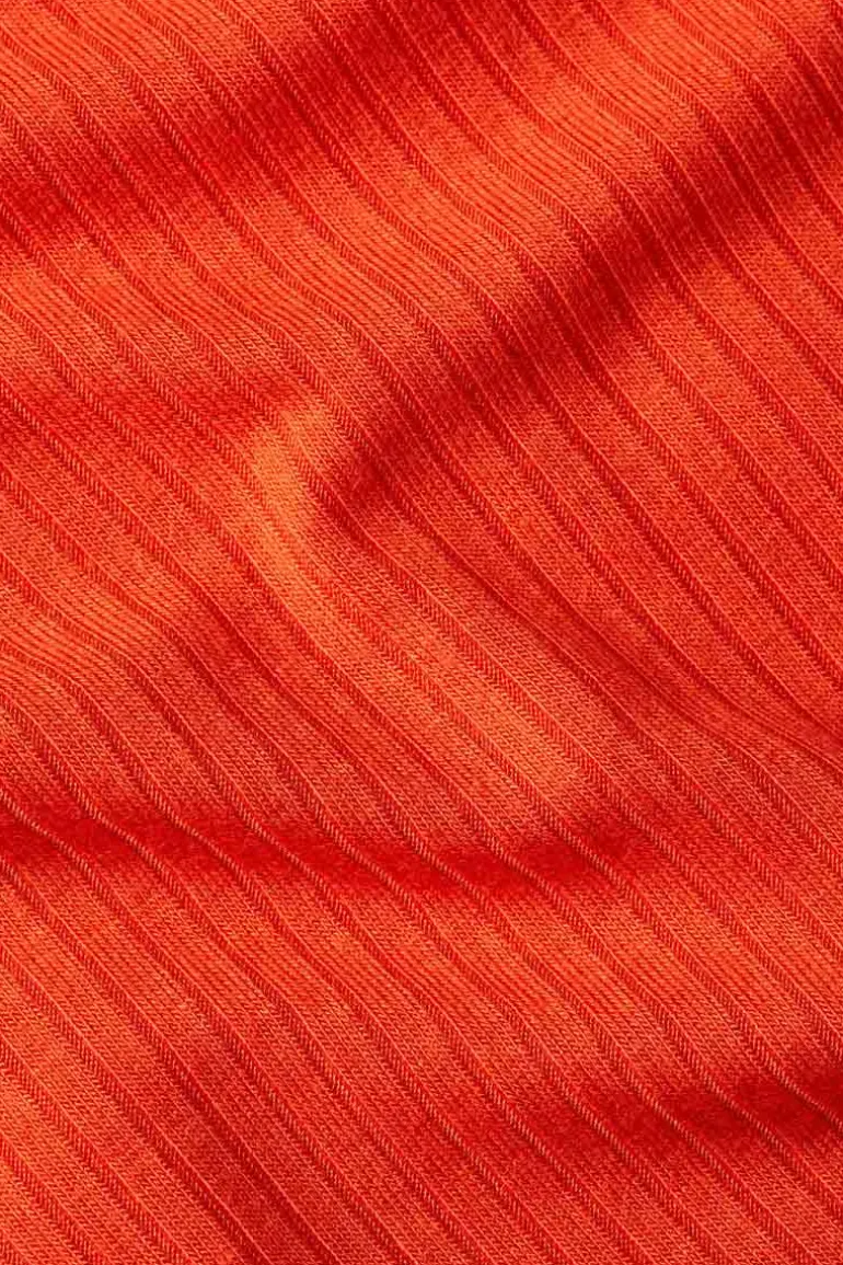 Carice Top Uni Rib Sun Orange - King Louie