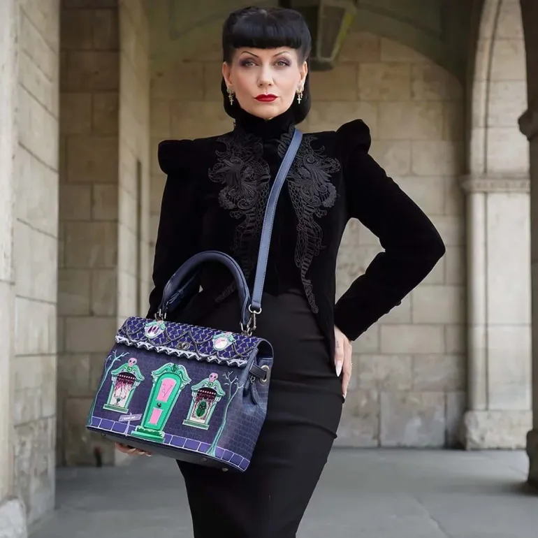 Cat Dracula's Haunted House Grace Bag - Vendula London