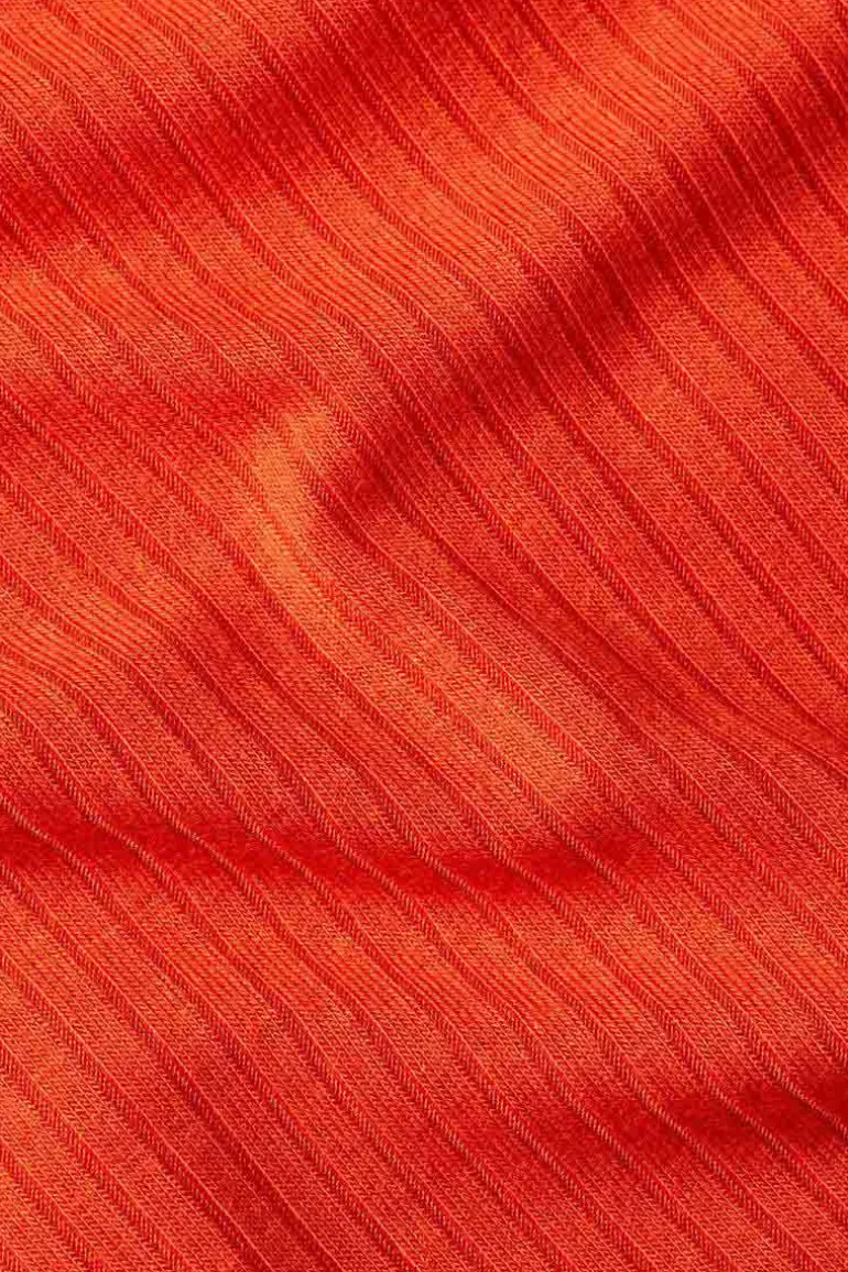 Double V Top Uni Rib Sun Orange - King Louie