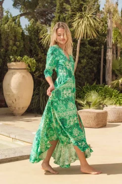 Dress Beauty Jade Print Indiana Maxi - Jaase