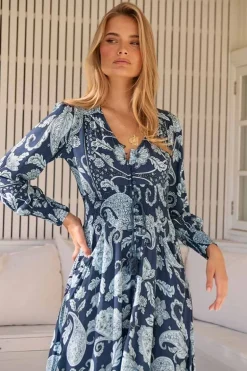 Dress Bordeaux Sabrina Maxi - Jaase
