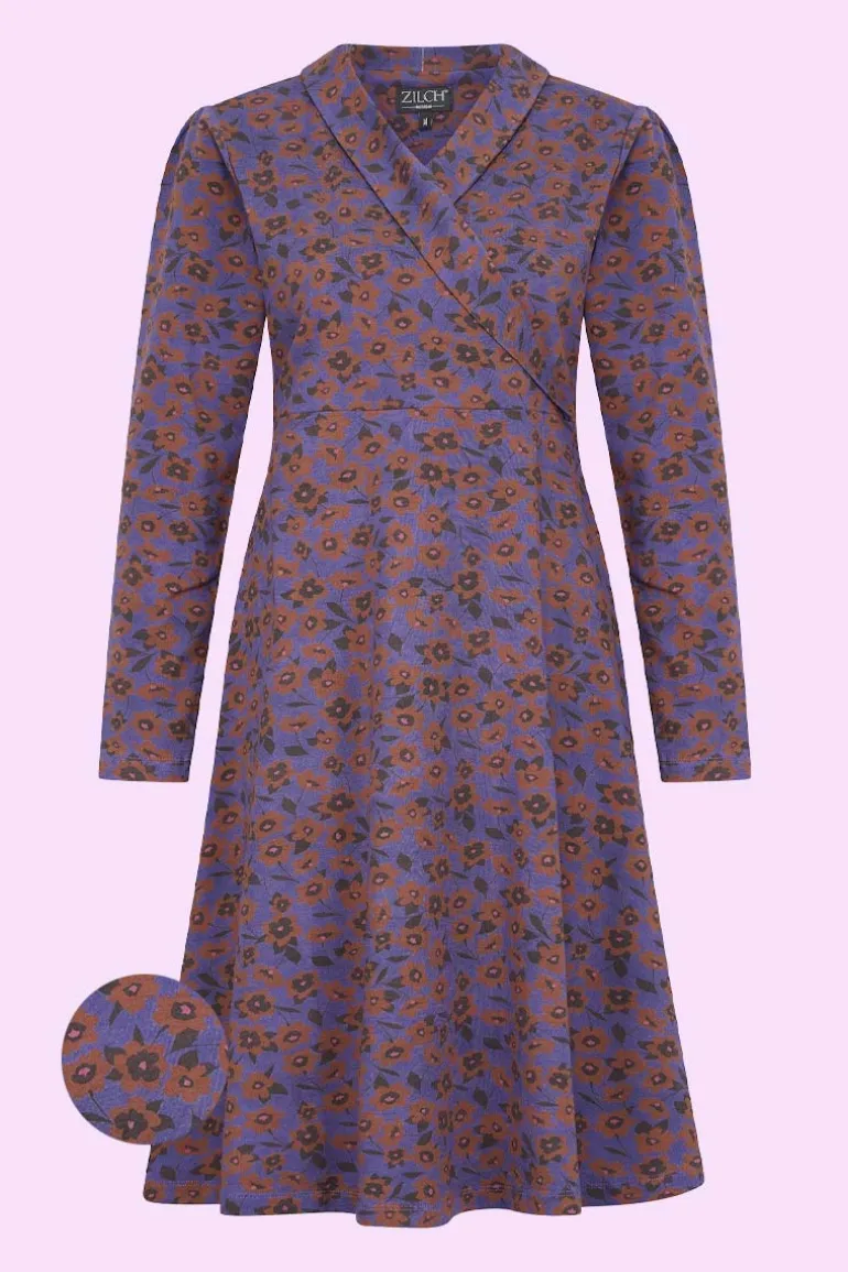 Dress Cross Flowerbed Blue - Zilch