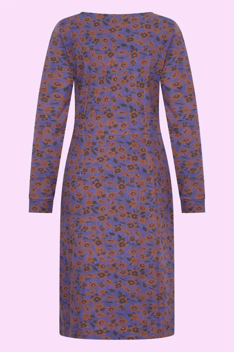 Dress Pockets Flowerbed Blue - Zilch
