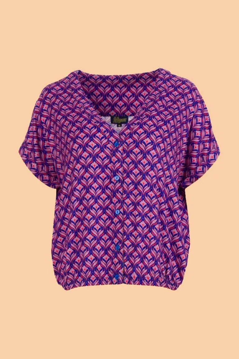 Evy Blouse Short Sleeve Small Barock - LaLamour