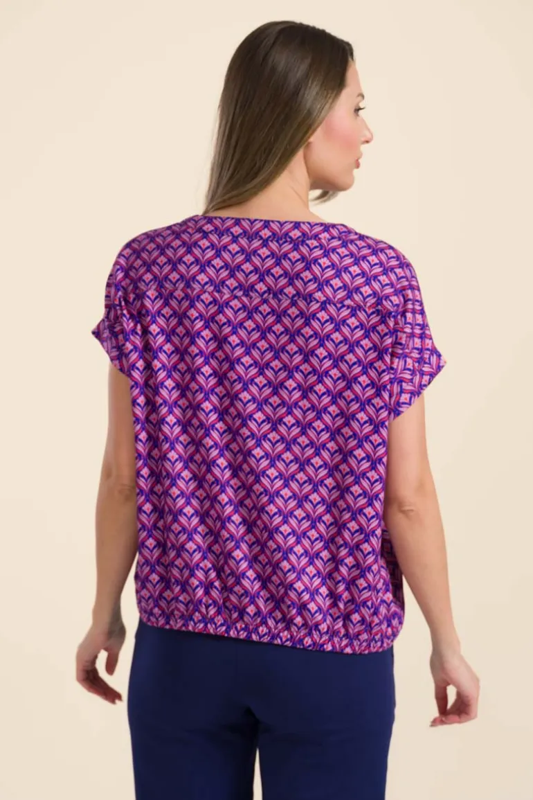 Evy Blouse Short Sleeve Small Barock - LaLamour