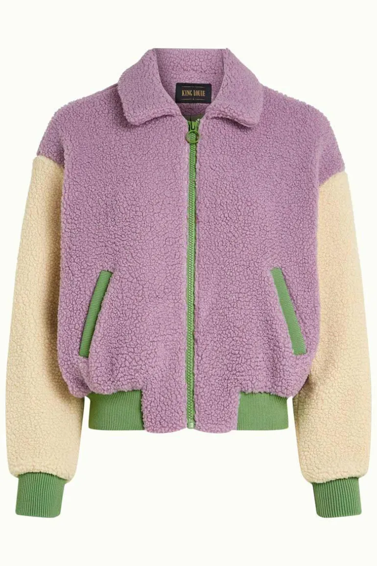 Fay Jacket Teddy Sheer Lilac - King Louie
