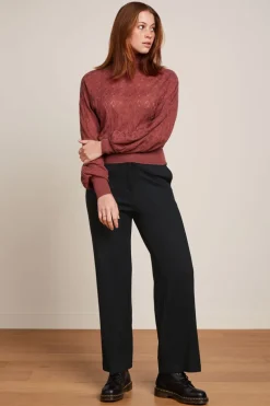 Federica Pants Milano Uni Black - King Louie