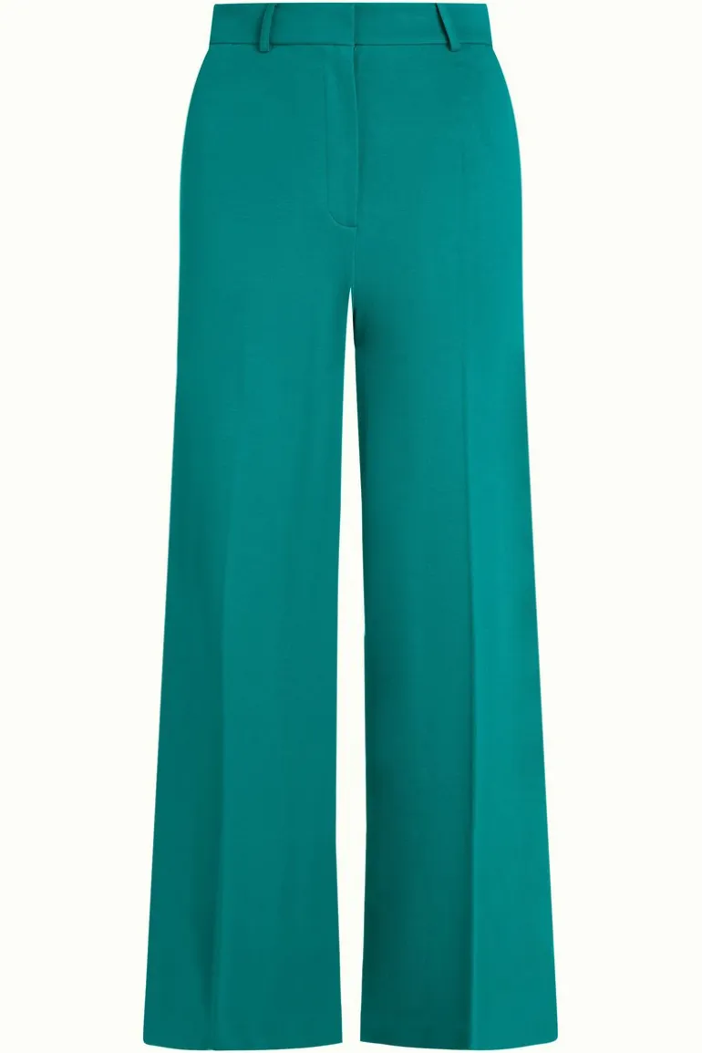 Federica Pants Milano Uni Kayaking Green - King Louie