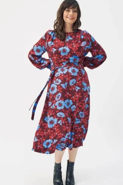 Floral Fiesta Dress Red - Mademoiselle Yu00e9Yu00e9