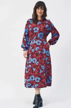 Floral Fiesta Dress Red - Mademoiselle Yu00e9Yu00e9
