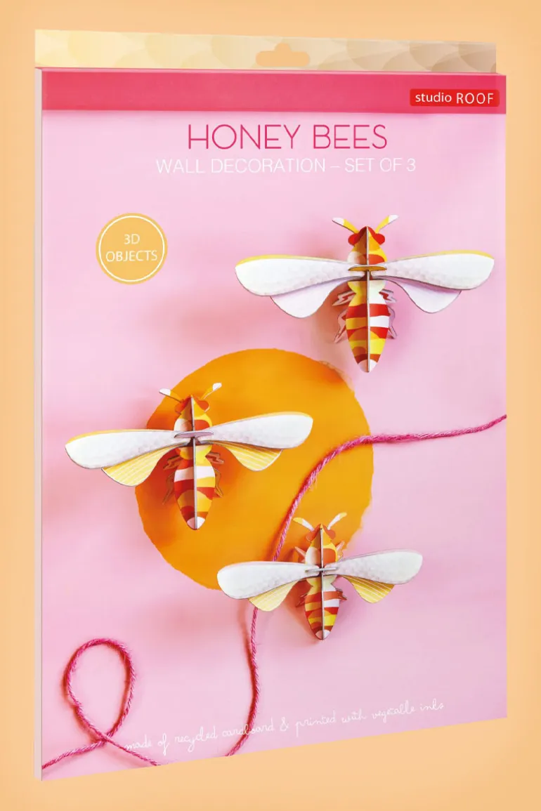 Honey Bees - Set of 3 - Studio ROOF
