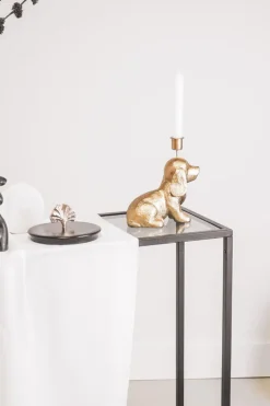 Kandelaar Goud Hondje