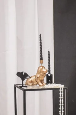 Kandelaar Goud Hondje