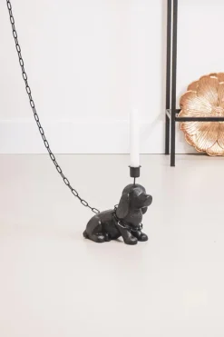 Kandelaar Zwart Hondje
