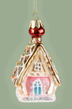 Kerstbal Princess Gingerbread House