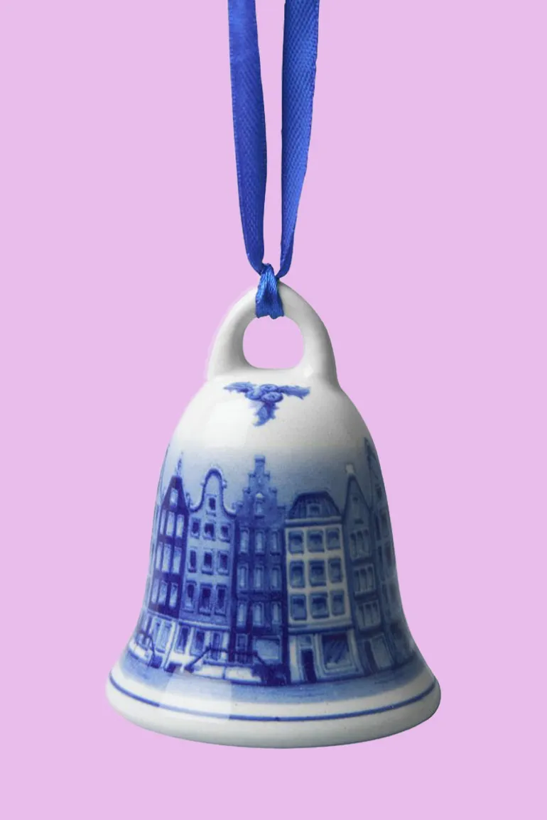 Kerstbel Grachtenpanden klein