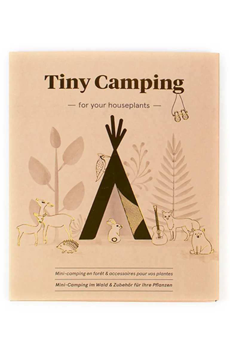 Kleine camping voor je Planten