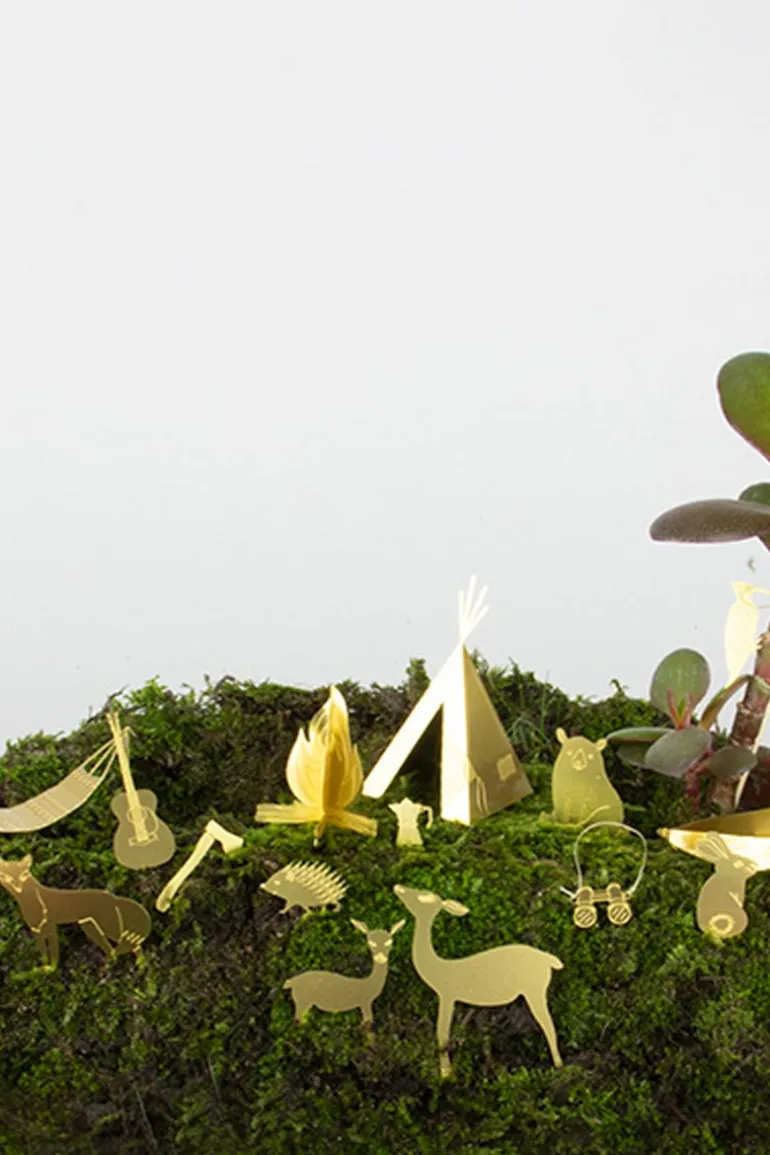 Kleine camping voor je Planten