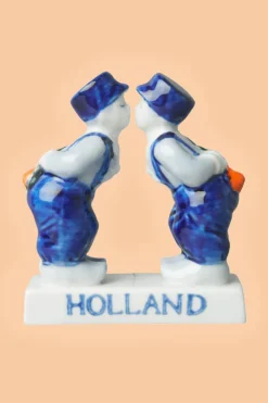 Kuspaar man-man blauw-wit-oranje 8 cm