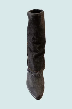 Laarsje Amar Destroyed Black - Babouche