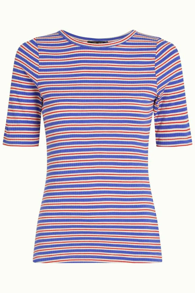 Lili Tee Surf Stripe Baja Blue - King Louie