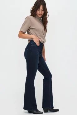 Lisette Flare Deep Blue Deep Blue - Kuyichi
