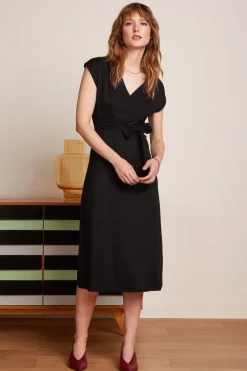 Lot Midi Dress Viscose Classic Black - King Louie