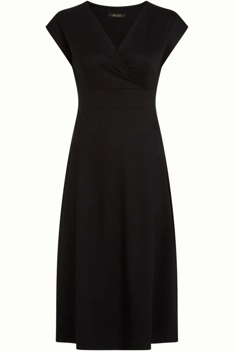 Lot Midi Dress Viscose Classic Black - King Louie