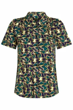 Maisie Blouse Mellow Beacon Blue - King Louie