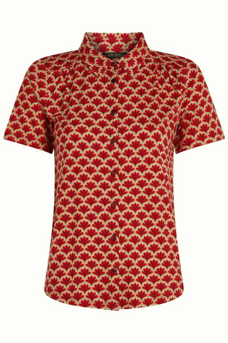 Maisie Blouse Touche True Red - King Louie
