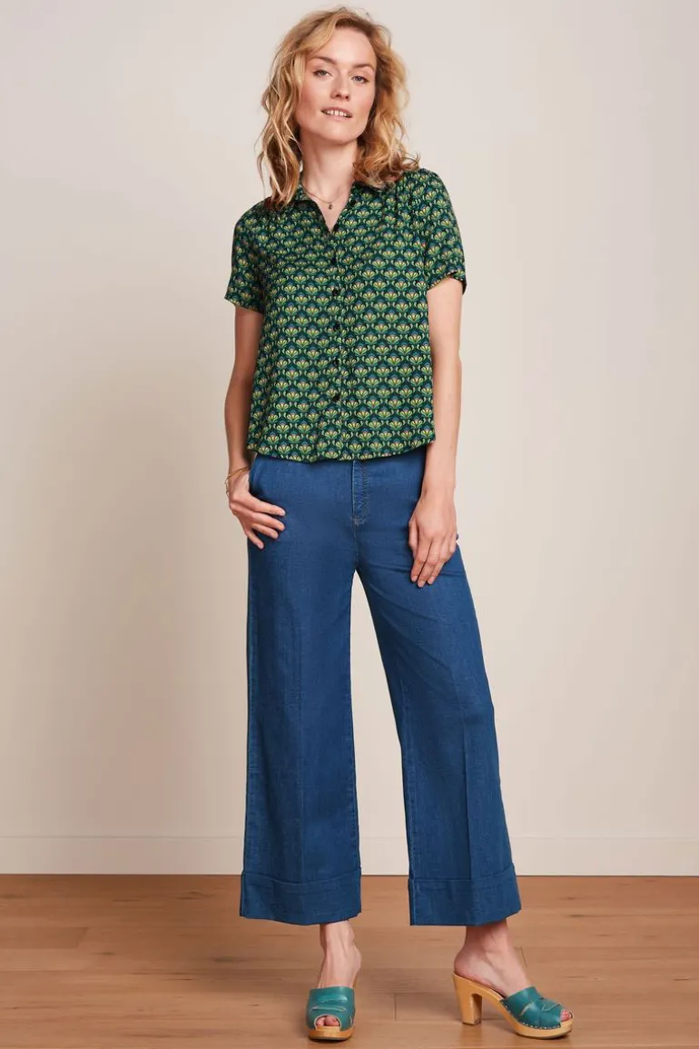 Maisie Blouse Toulouse Dobby Black - King Louie